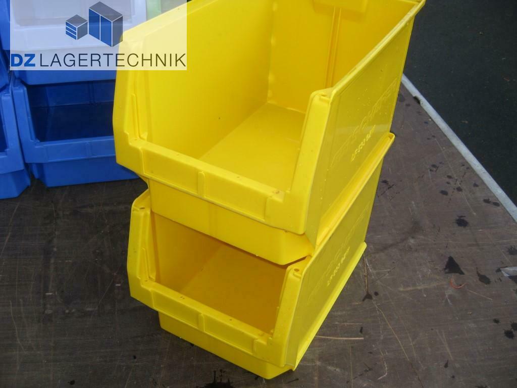Sichtlagerkiste14/7-2 Z in gelb von SSI Schäfer 510x320x300