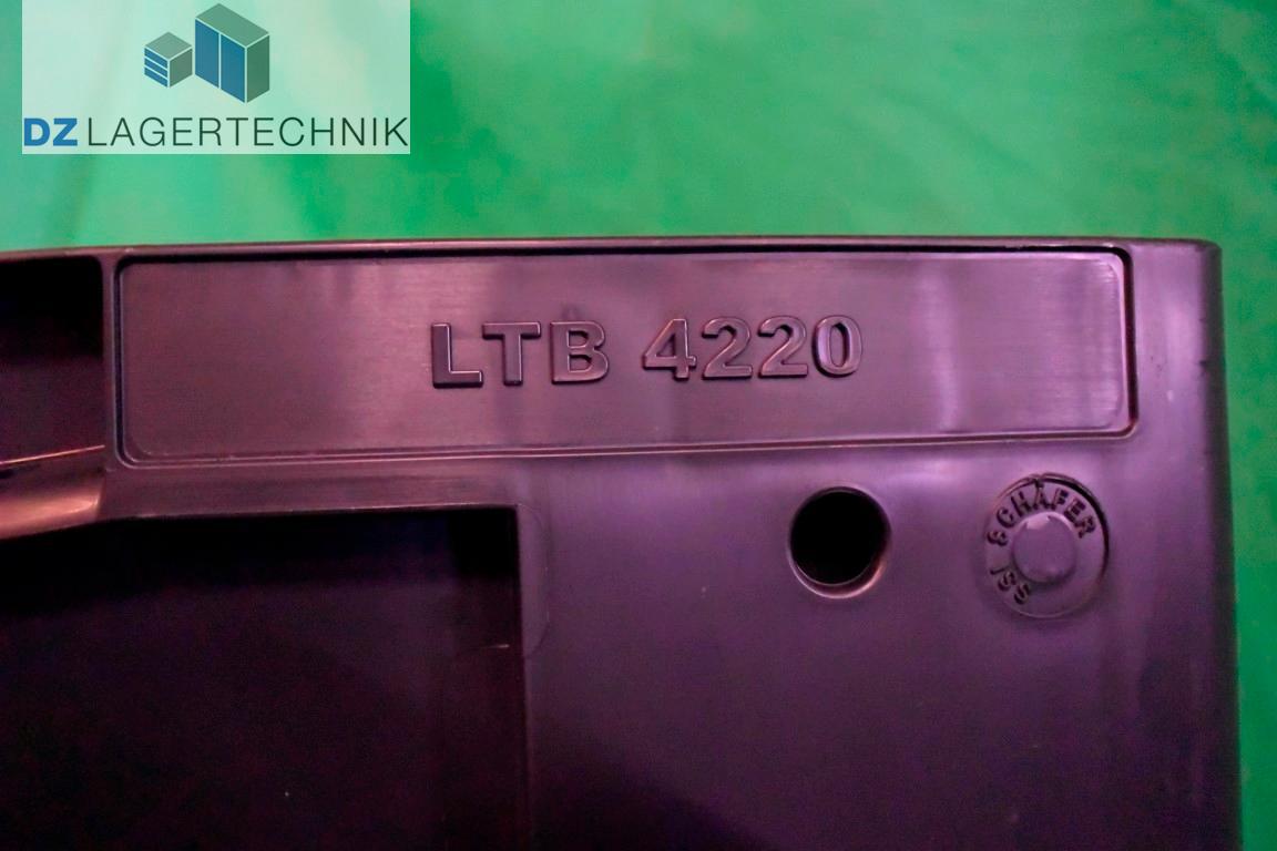 Transportkasten LTB 4220 in schwarz von SSI Schäfer 400x300x220