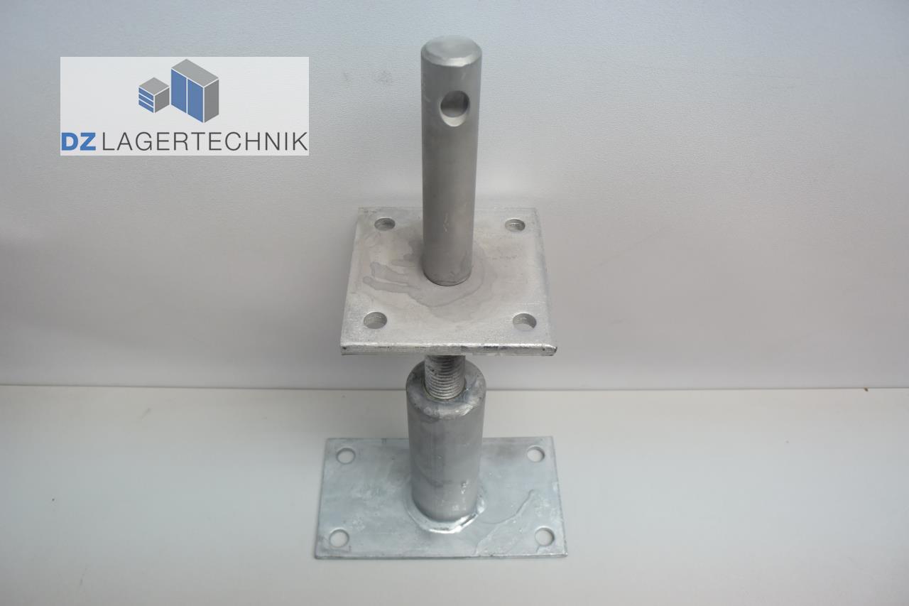 Stützenfuß auf Beton Typ I höhenverstellbar 70 mm Neuware